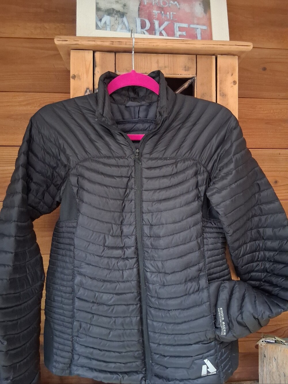 Women’s Charcoal Packable Quilted Jacket - Lightweight Insulated. Down.